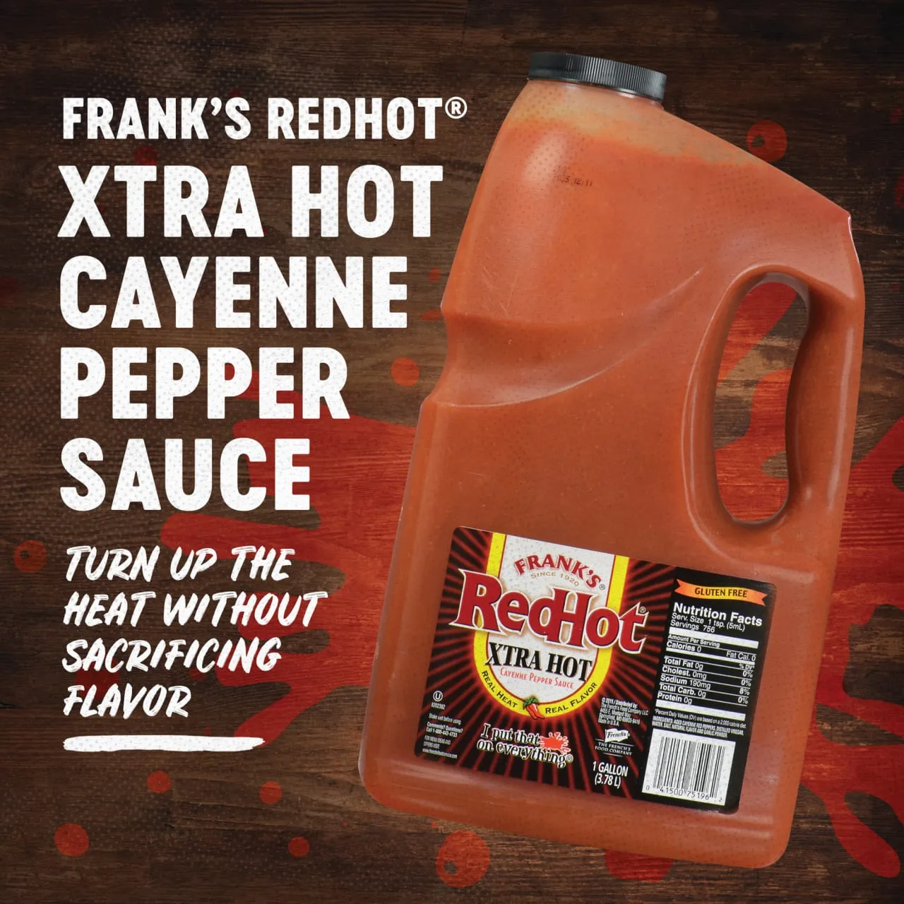 Frank's RedHot Xtra Hot salsa piccante 3,78 L forte