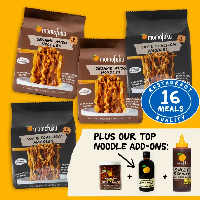 Momofuku Not Spicy Essentials Pack box non piccante