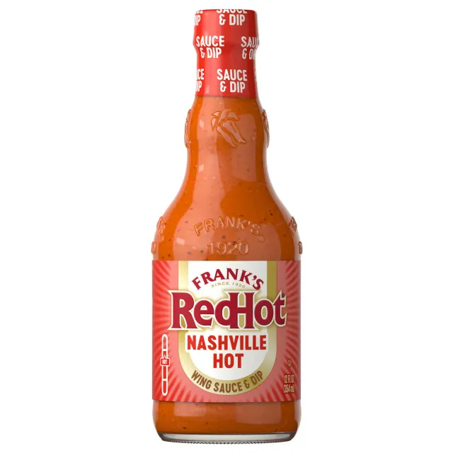 Frank's RedHot Nashville Hot salsa wings 2x355 ml extra piccante