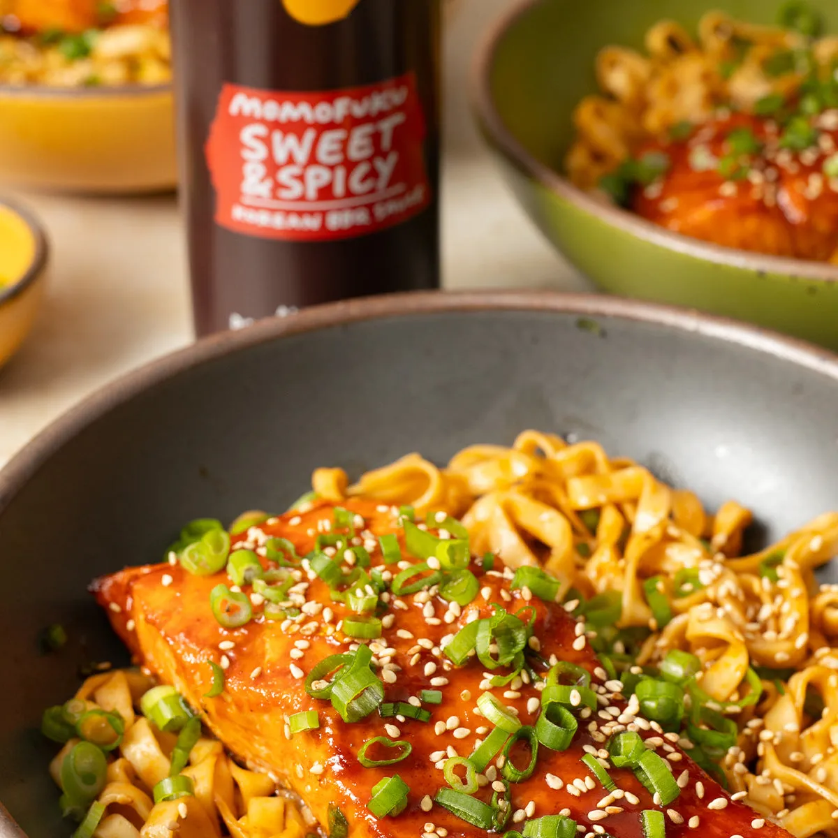 Momofuku Korean BBQ Sweet Spicy salsa barbecue 6 pack piccante