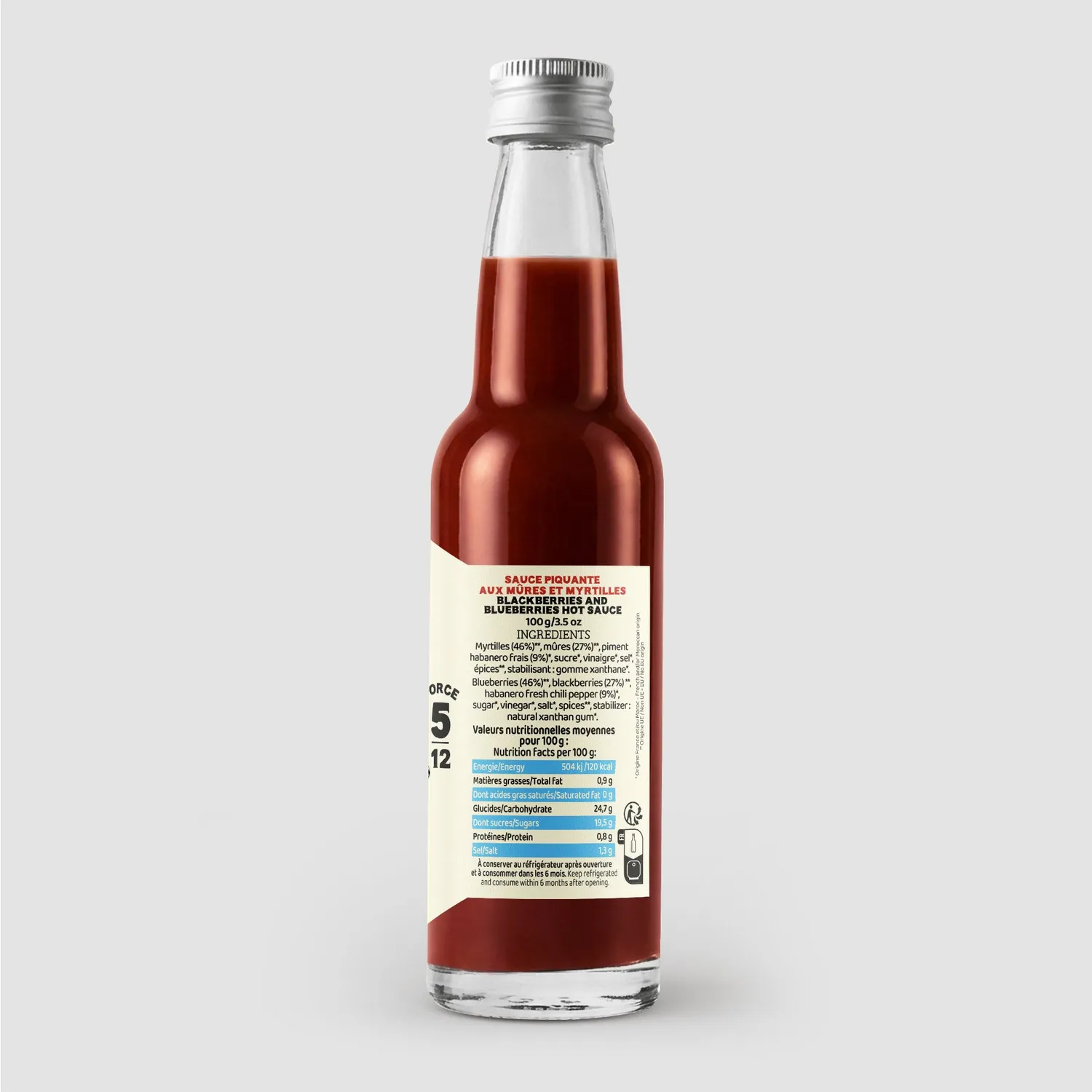 Maison Martin Blizzard salsa piccante mirtillo Habanero 5/12