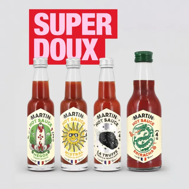 Maison Martin Super Doux salsa pack 4 pezzi leggeri