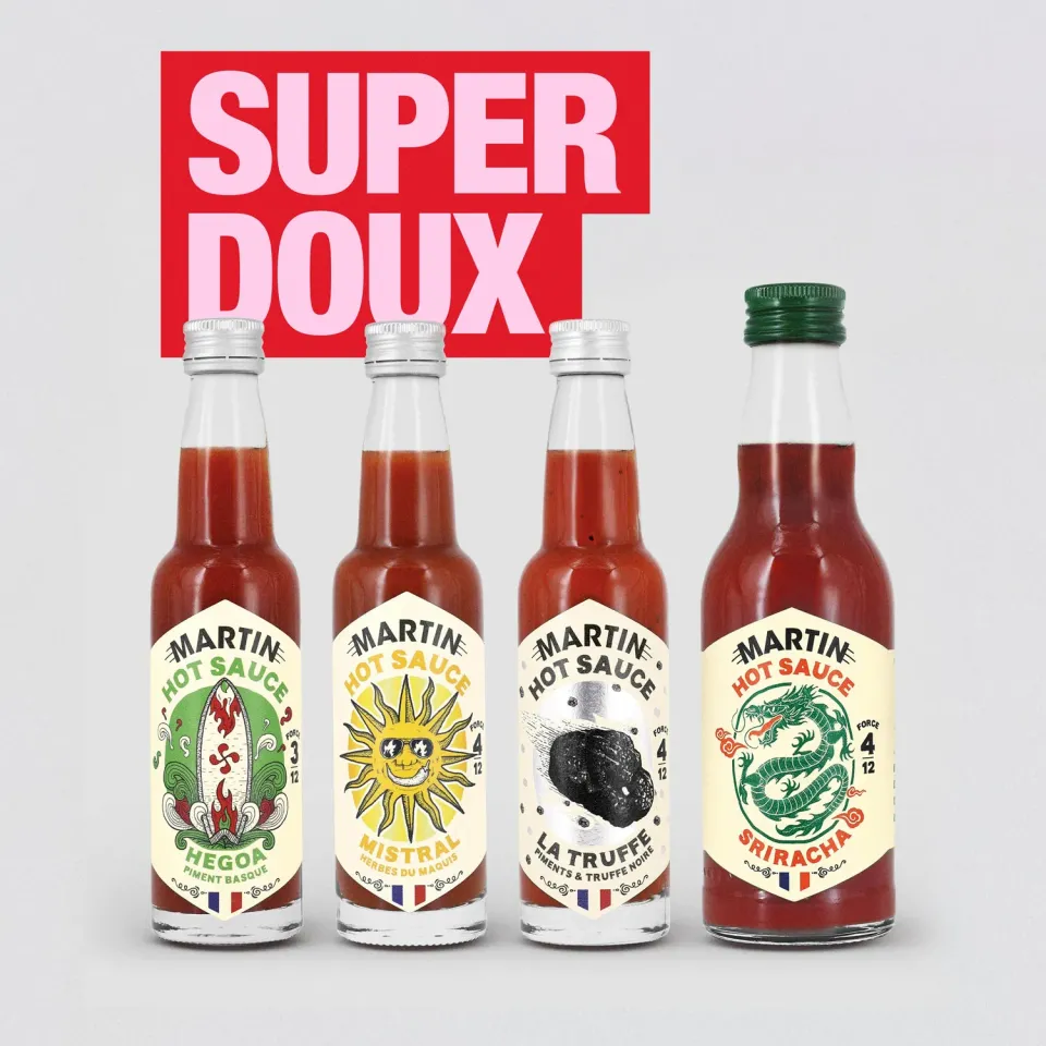 Maison Martin Super Doux salsa pack 4 pezzi leggeri