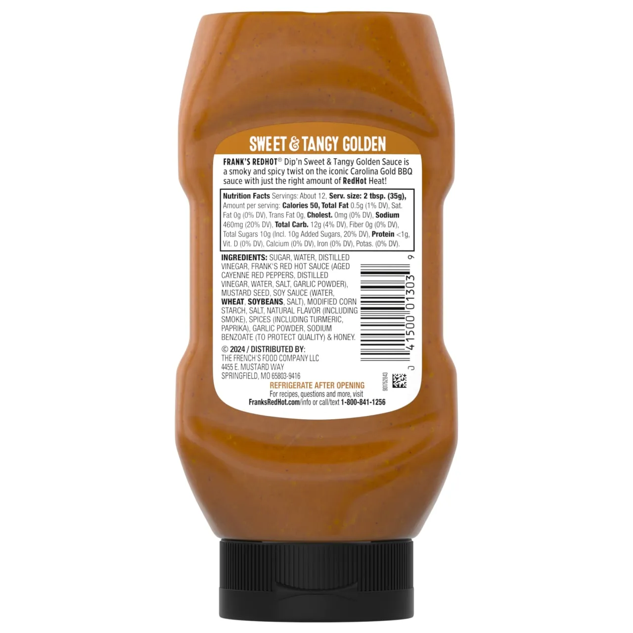 Frank's RedHot Golden salsa dip 355 ml agrodolce