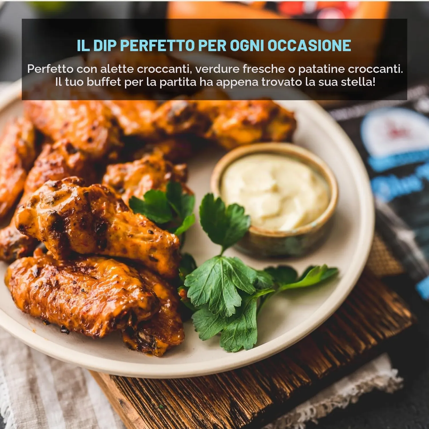 Poppamies Blue Cheese Style dip mix vegano 18 g