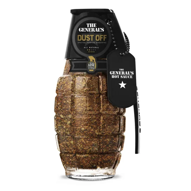 The General's Dust Off salsa piccante bottiglia piccantezza leggera