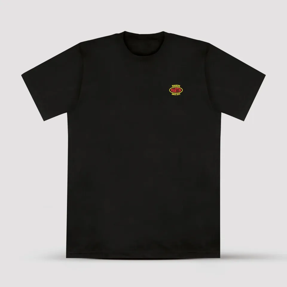 Maison Martin Hot Flavor maglietta cotone bio nera
