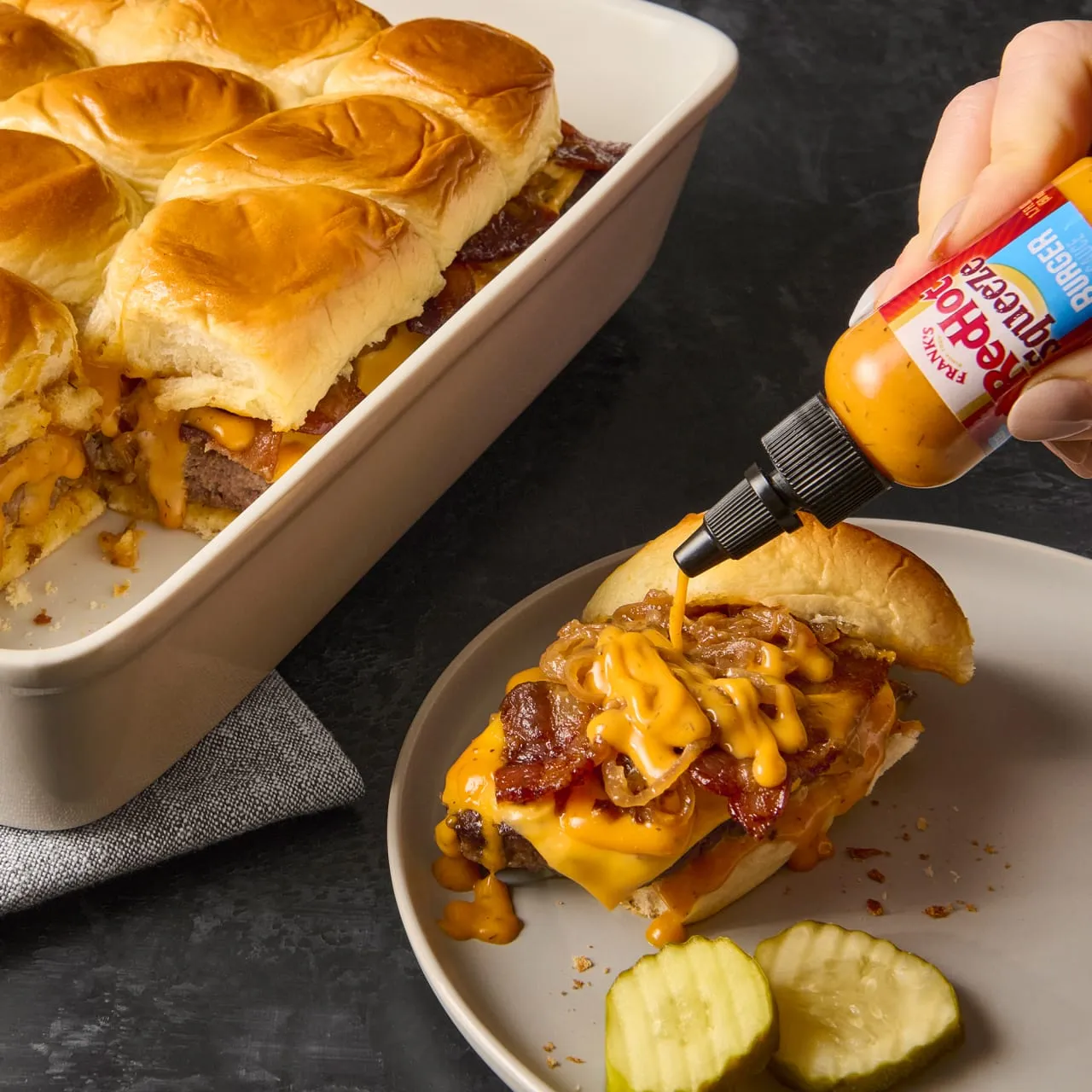 Frank's RedHot Burger salsa mini squeeze 50 ml cremosa