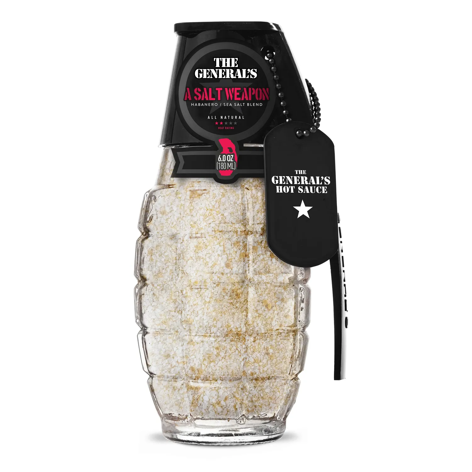 The General's Hot Sauce Red White Blue box salsa e sale 2 pezzi