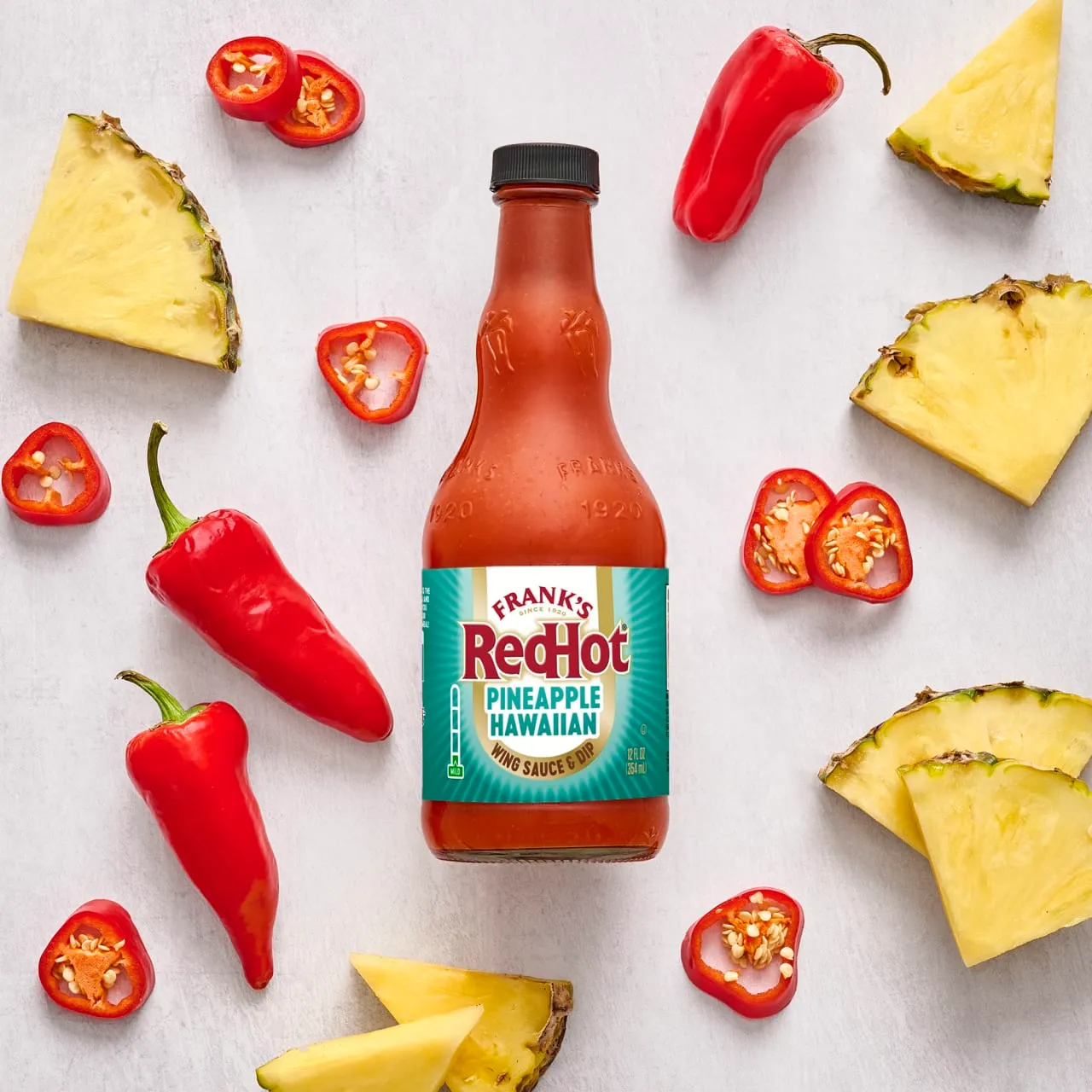 Frank's RedHot Pineapple salsa wings 355 ml dolce piccante