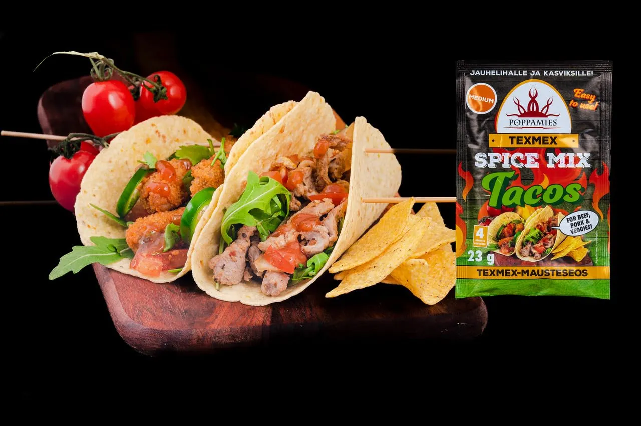 Poppamies Texmex Tacos mix spezie 23g medio