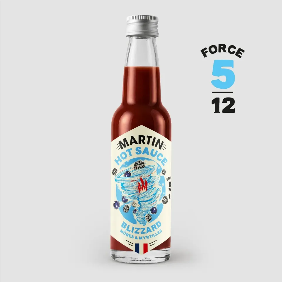 Maison Martin Blizzard salsa piccante mirtillo Habanero 5/12