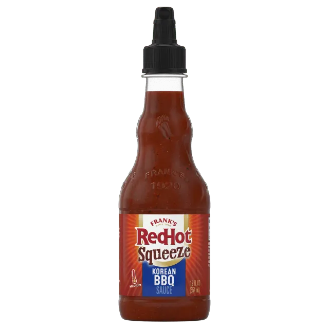 Frank's RedHot Korean BBQ salsa squeeze 354ml soia