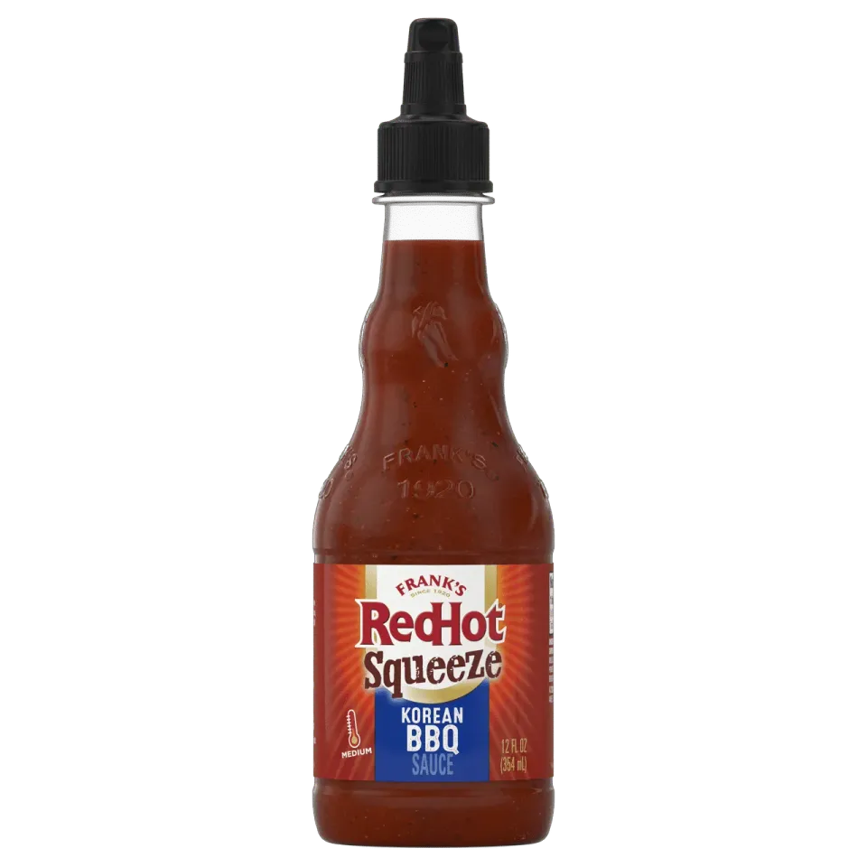 Frank's RedHot Korean BBQ salsa squeeze 354ml soia