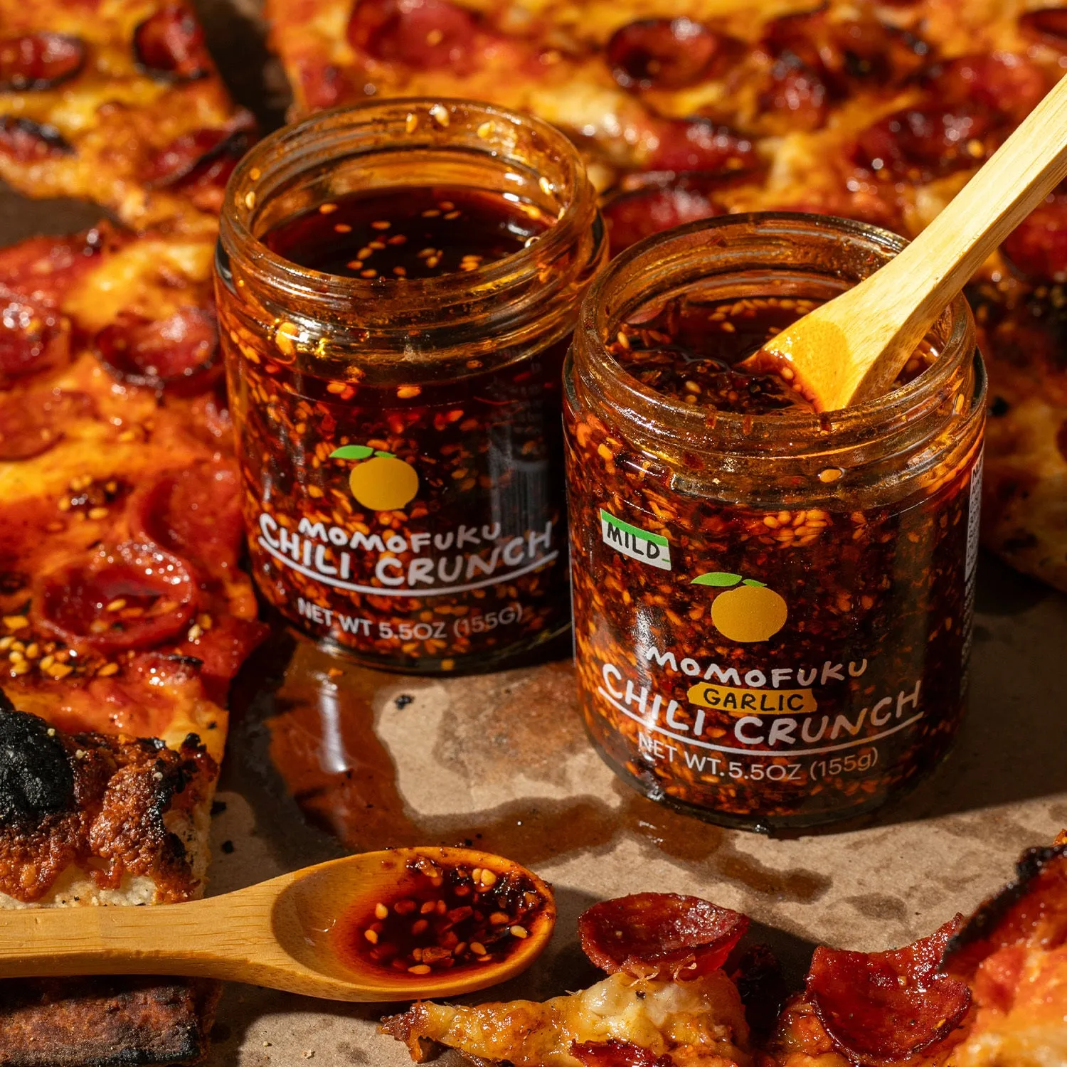 Momofuku Mild Garlic Chili Crunch delicato aglio