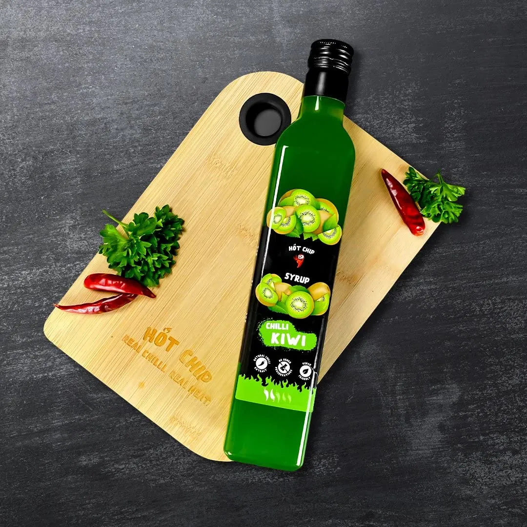 Hot Chip Kiwi sciroppo al peperoncino 550 ml bassa piccantezza