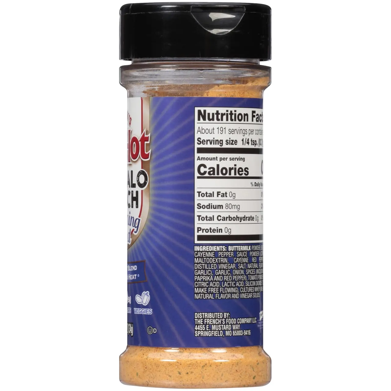 Frank's RedHot Buffalo Ranch mix spezie 135 g piccante medio