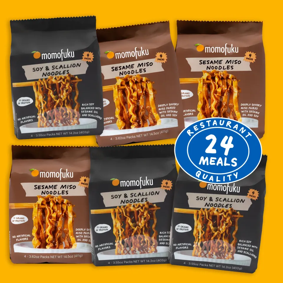 Momofuku Not Spicy noodle pack misto bundle