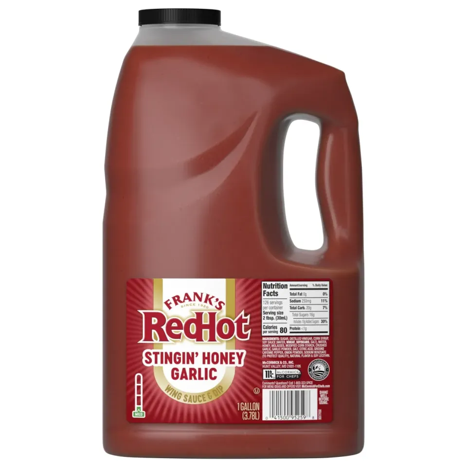 Frank's RedHot Stingin' Honey Garlic salsa 3,78 L dolce