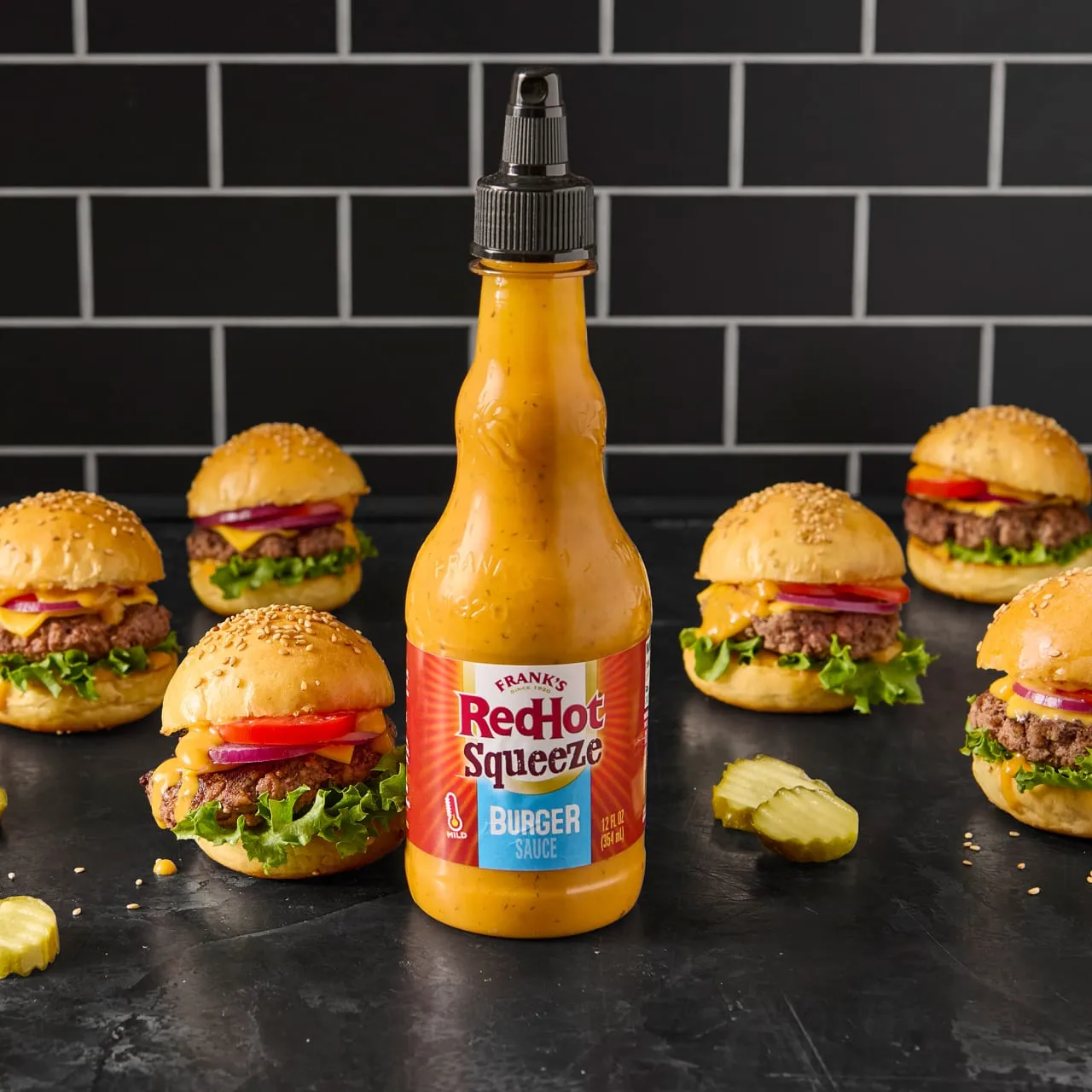Frank's RedHot Burger salsa squeeze 355 ml piccante