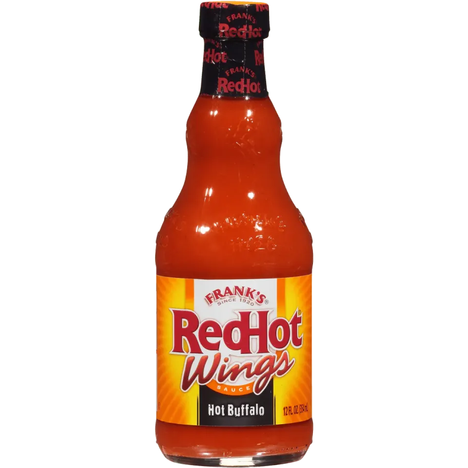 Frank's RedHot Hot Buffalo salsa alette pollo 2x354 ml piccante