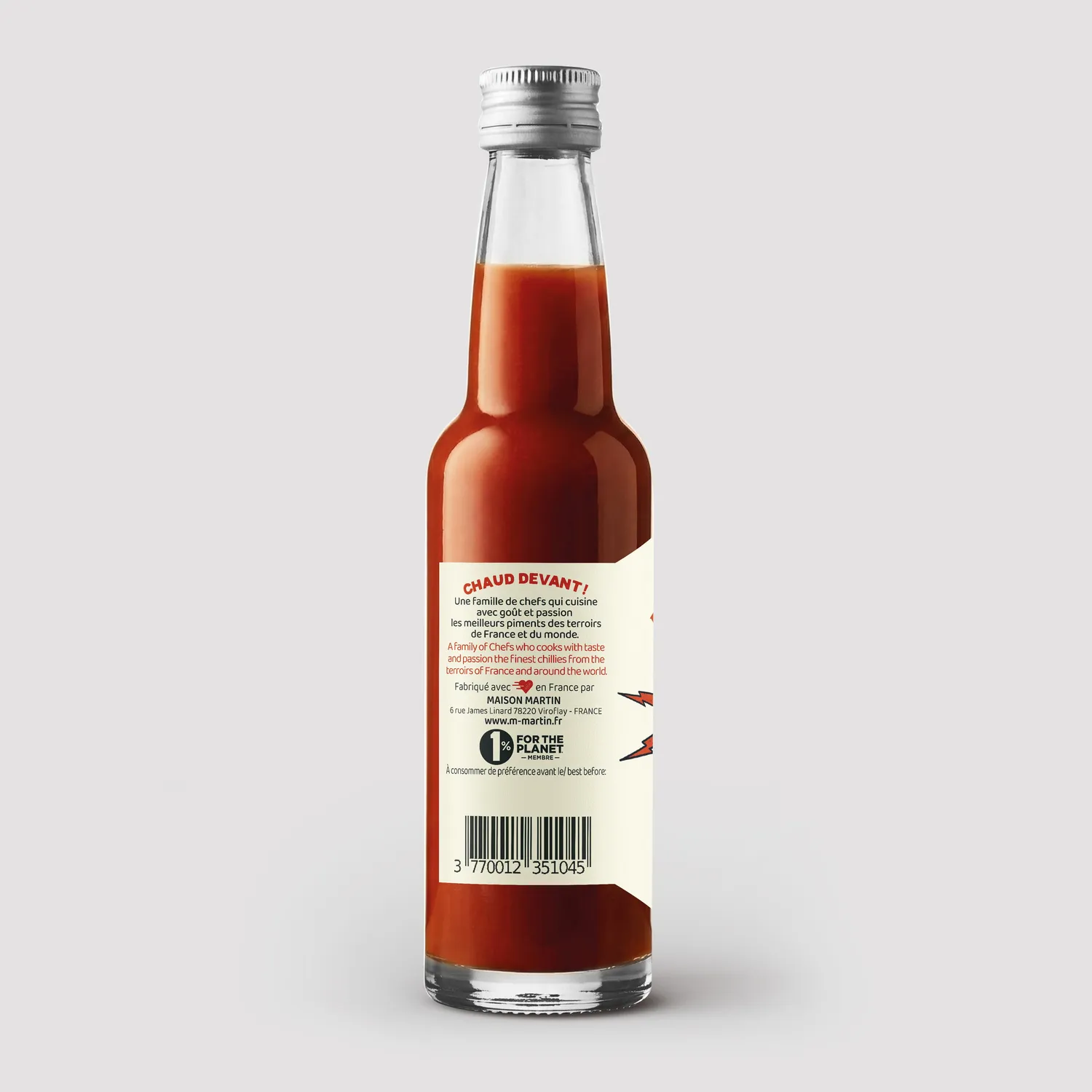 Maison Martin Foudre salsa piccante habanero forza 9/12