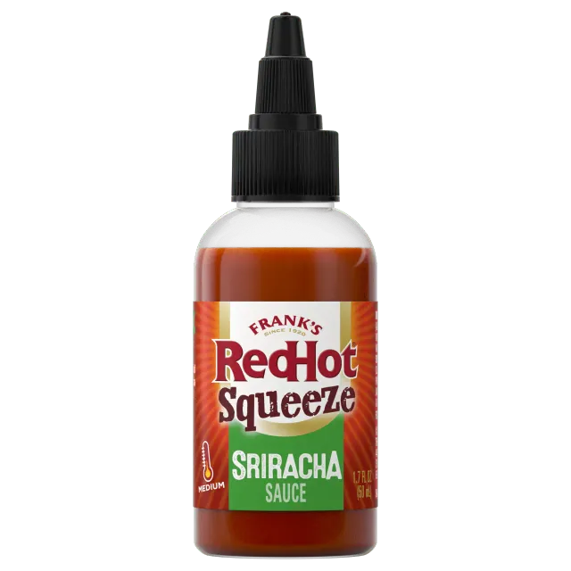 Frank's RedHot Sriracha Mini Squeeze salsa piccante 50 ml affumicata