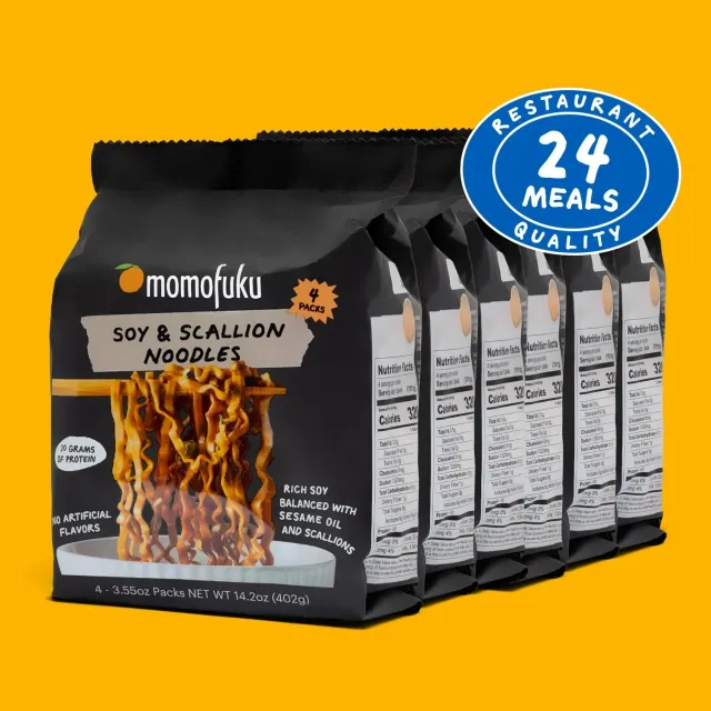 Momofuku Soy Scallion Noodles 24 pezzi delicati