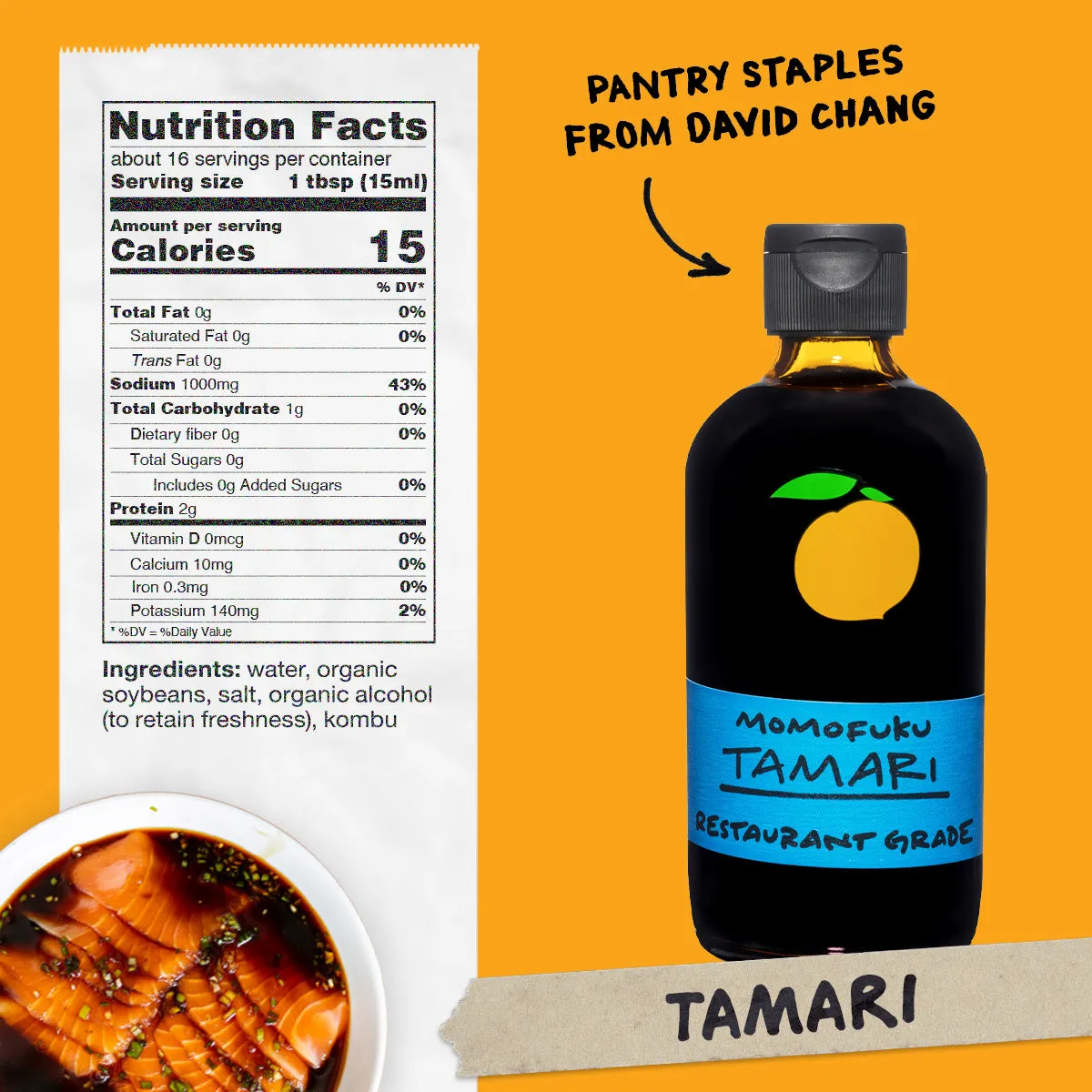 Momofuku Tamari salsa al kombu con soia intensa