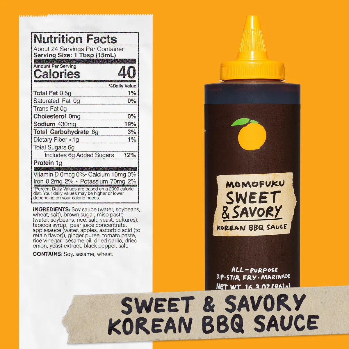 Momofuku Korean BBQ Sweet Savory salsa barbecue 6 pack agrodolce