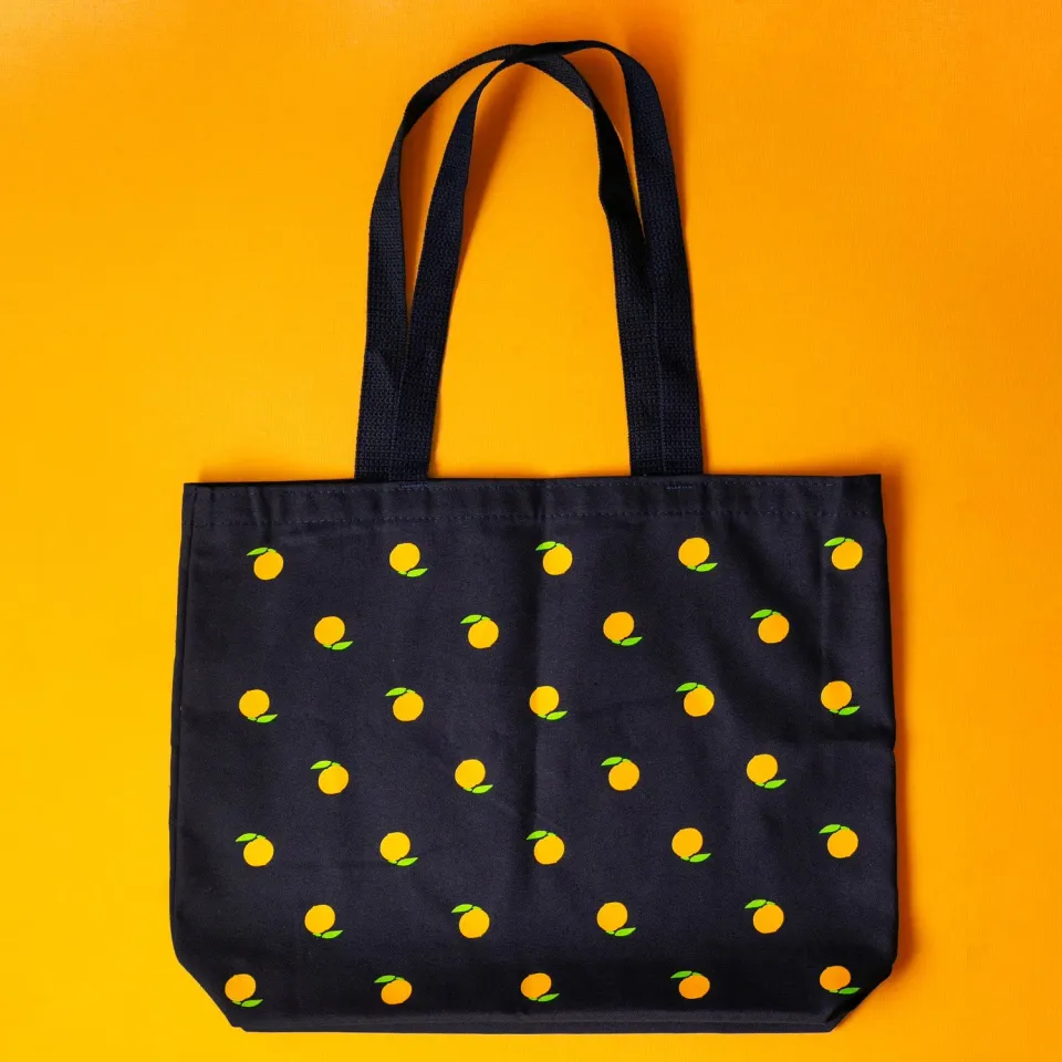 Momofuku Peach Tote borsa shopper tela blu navy