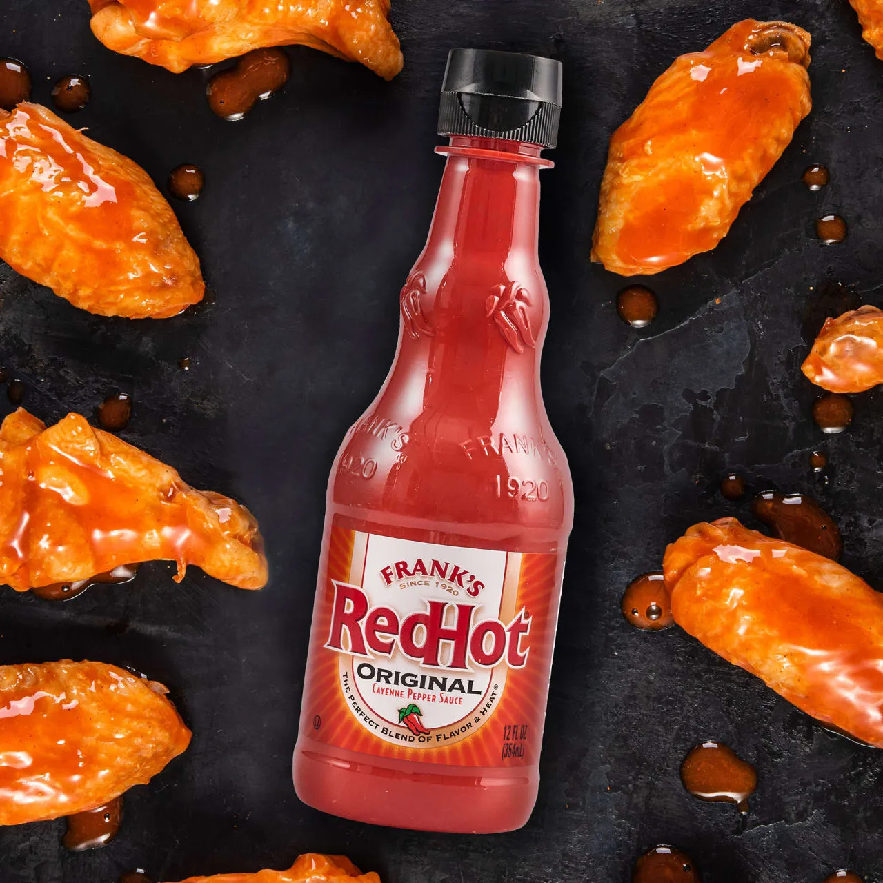 Frank's RedHot Original salsa cayenna 354 ml media