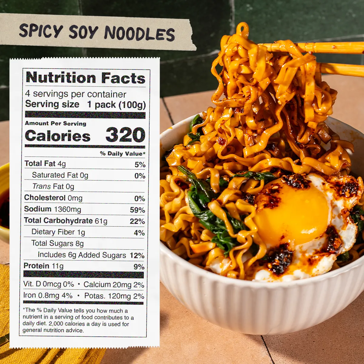 Momofuku Spicy Soy Noodles piccanti 12 pack gusto soia