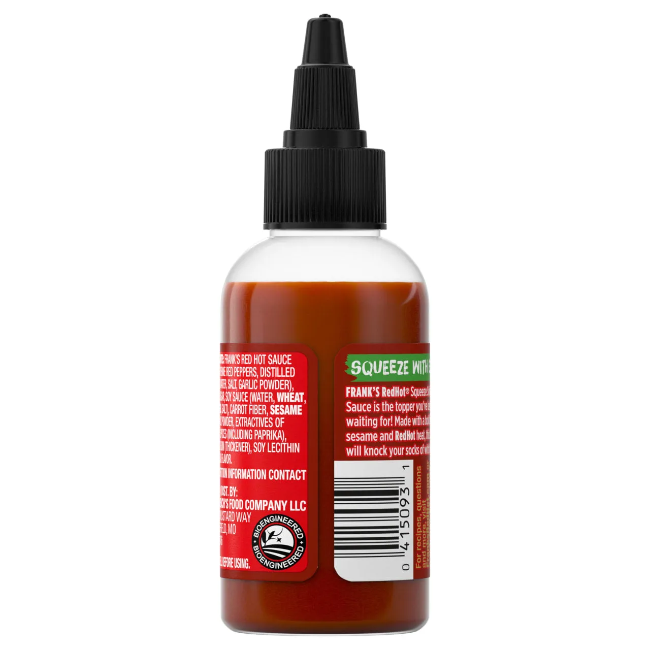 Frank's RedHot Sriracha Mini Squeeze salsa piccante 50 ml affumicata