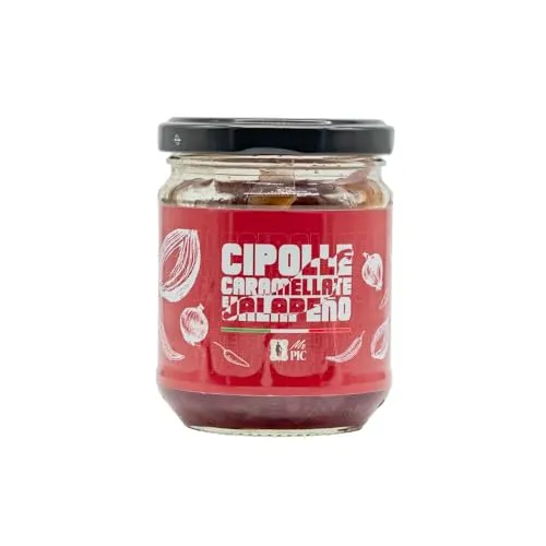 Mr PIC Cipolle Caramellate Jalapeño salsa 180 g delicata