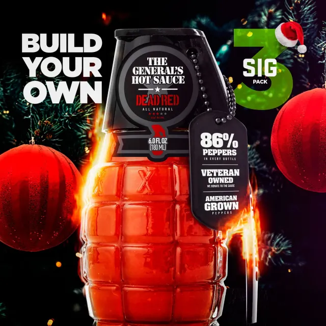 The General's Hot Sauce Build Your Own SIG-Pack box salsa