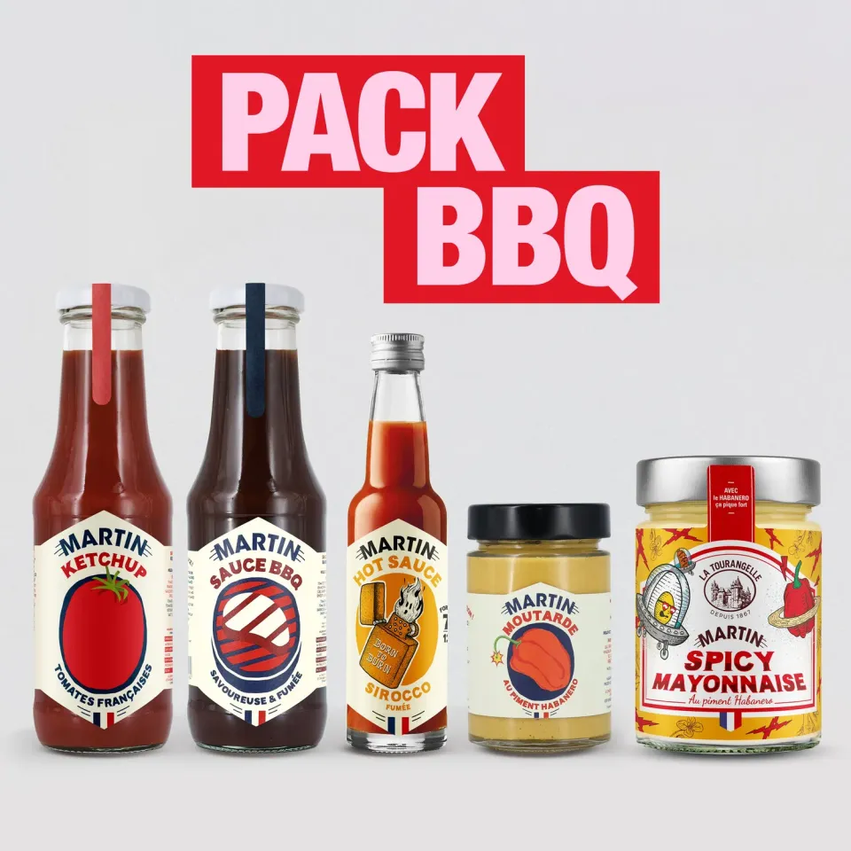 Maison Martin Pack BBQ kit 5 salse barbecue affumicate