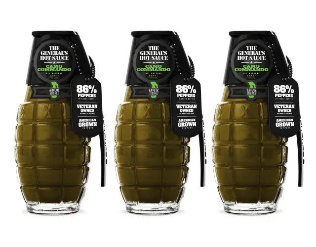 The General's Camo Wave set 3 salse verdi habanero