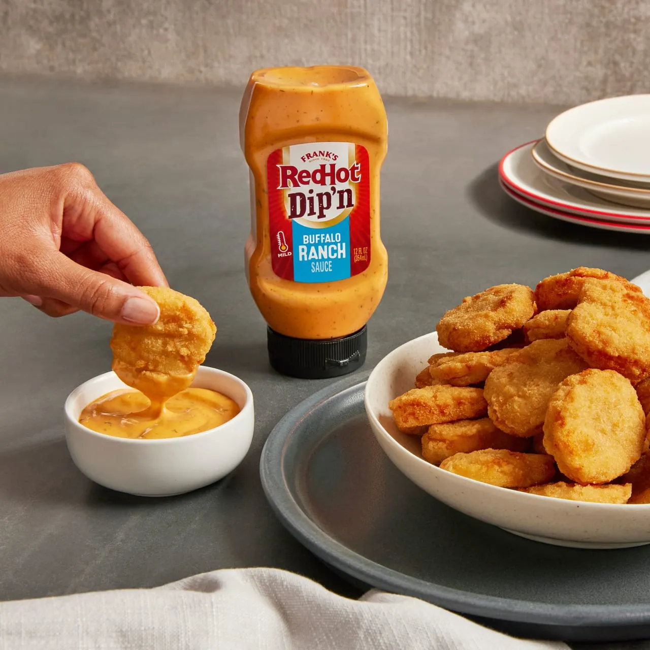 Frank's RedHot Buffalo Ranch salsa dip 355 ml cremosa