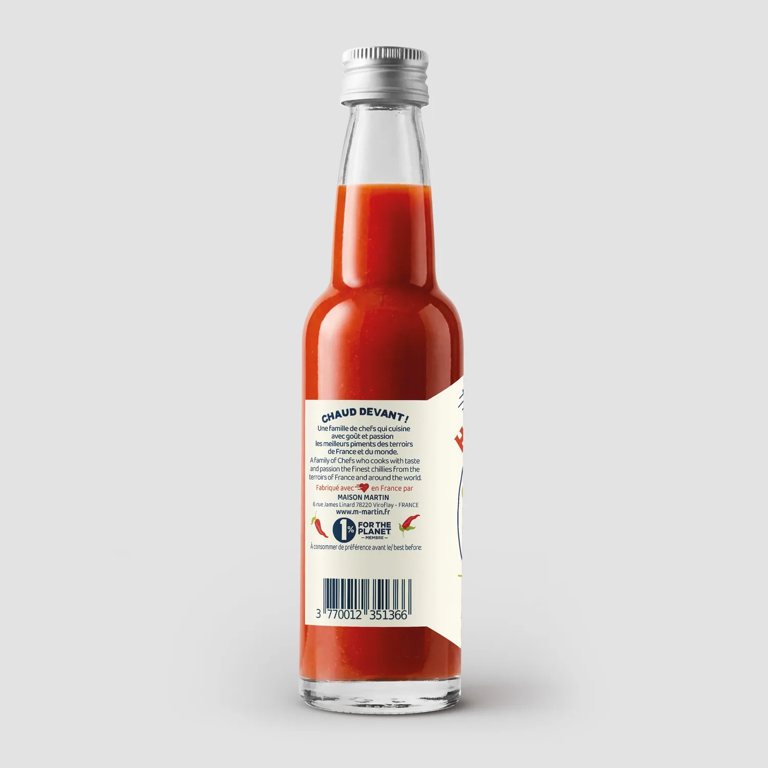 Maison Martin Piment Français salsa piccante classica forza 6