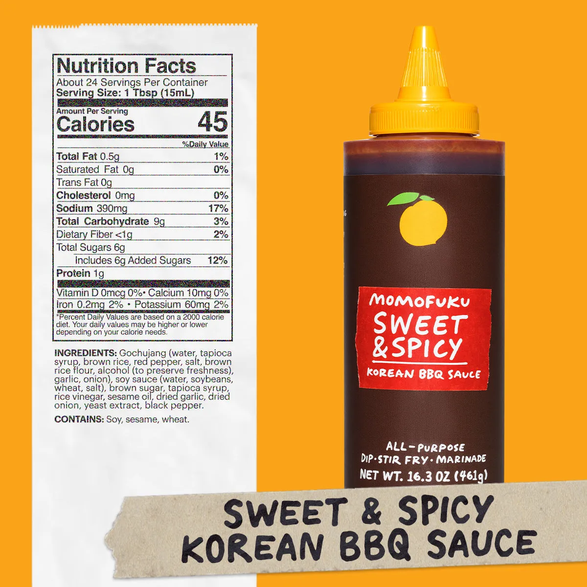 Momofuku Korean BBQ Sweet Spicy salsa barbecue 6 pack piccante