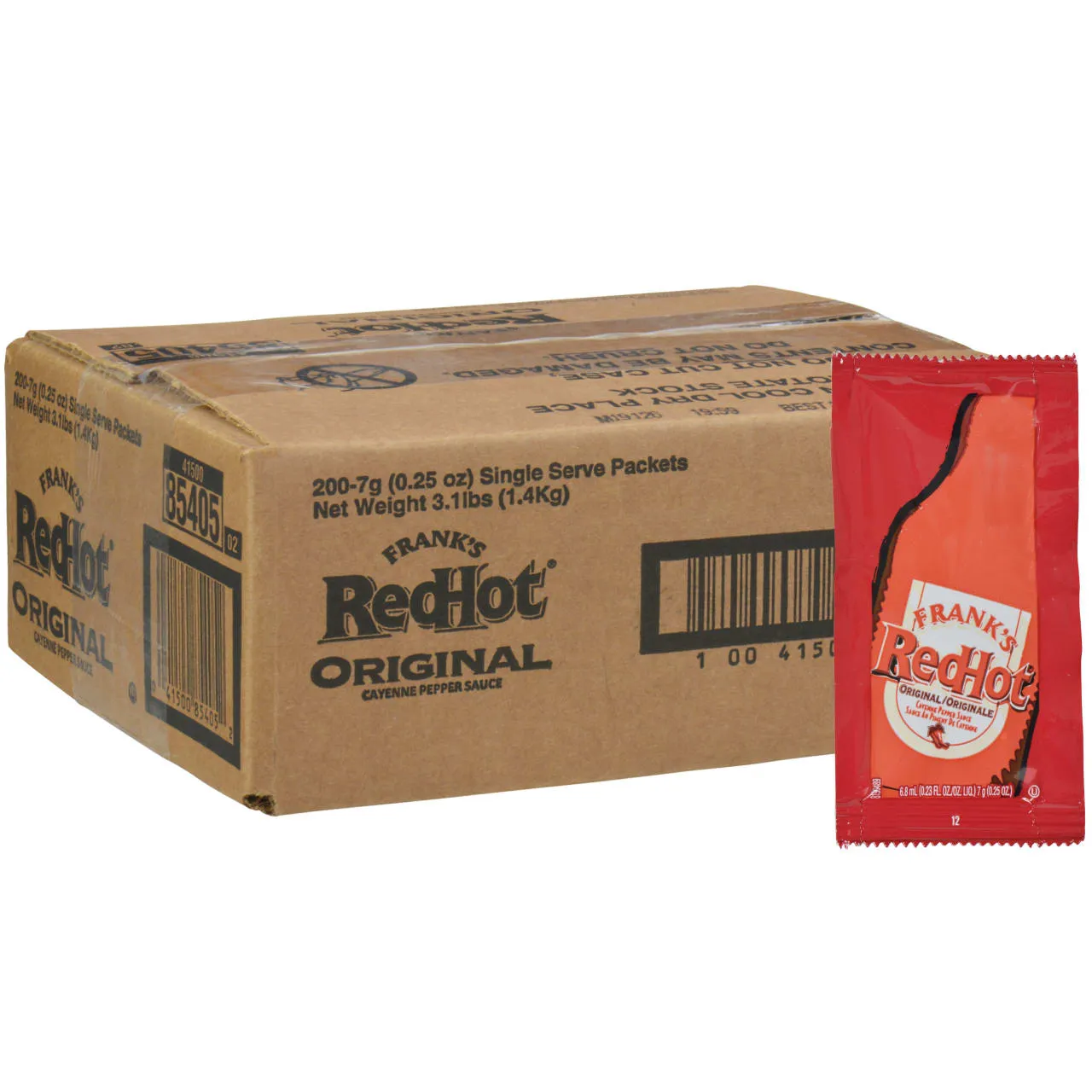 Frank's RedHot Original salsa monoporzioni 200x7 g media