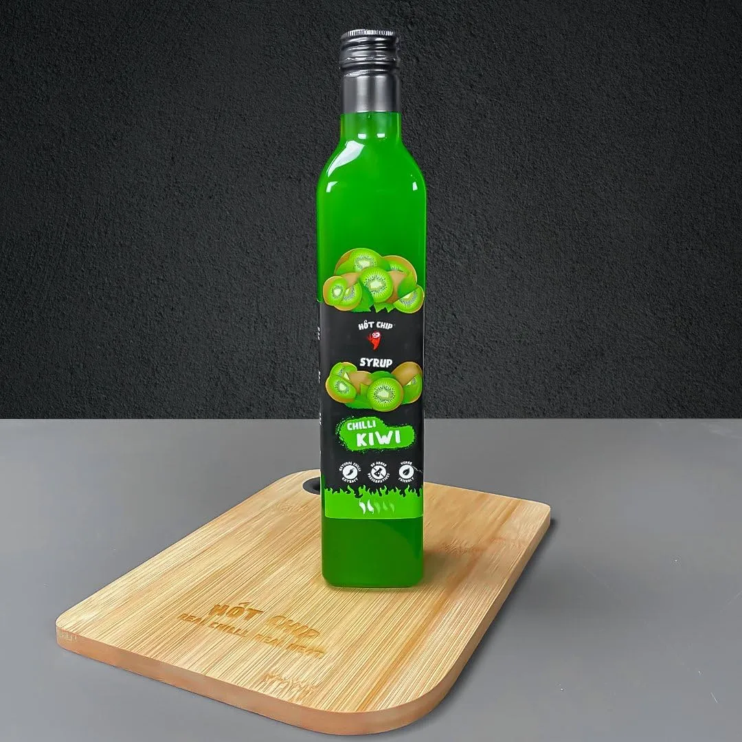 Hot Chip Kiwi sciroppo al peperoncino 550 ml bassa piccantezza