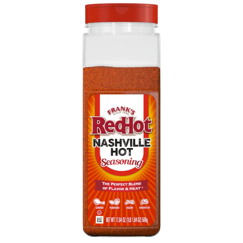 Frank's RedHot Nashville Hot condimento 500g pollo fritto