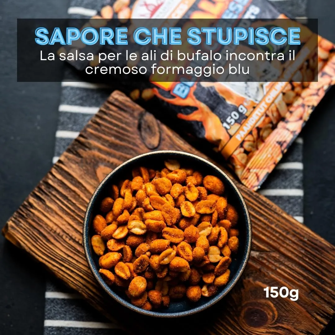 Poppamies Buffalo Blue Cheese arachidi 150g delicate