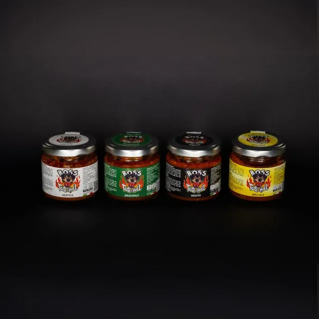 Boss Taste of Hell bundle 4 salse piccanti assortite