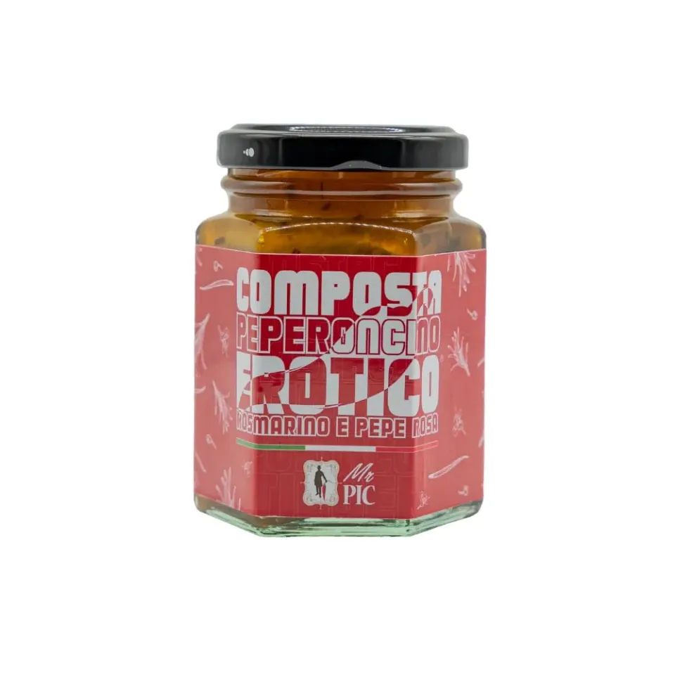 Mr PIC Erotico composta peperoncino rosmarino pepe rosa 110 g lieve