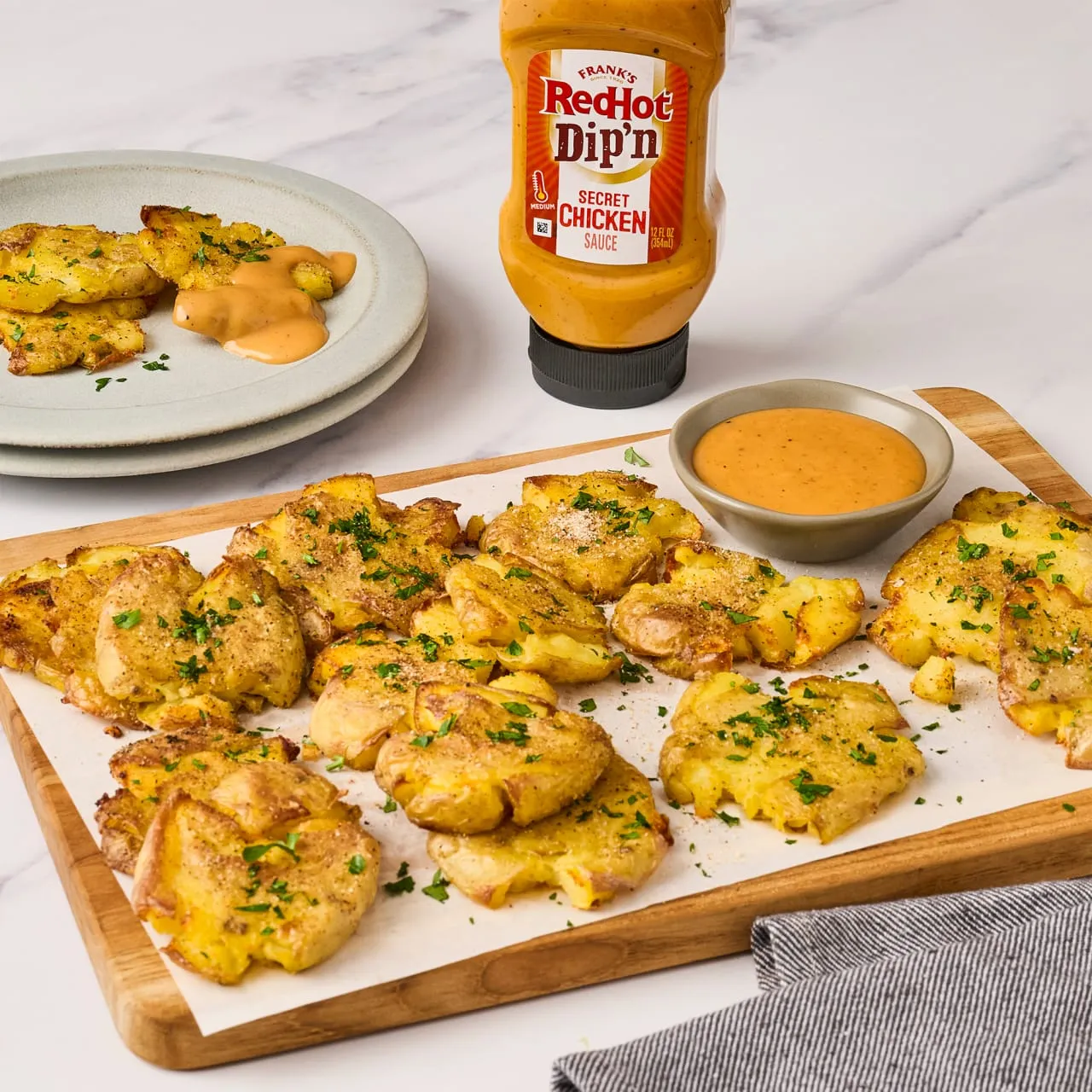 Frank's RedHot Secret Chicken salsa dip pollo 354 ml cremosa
