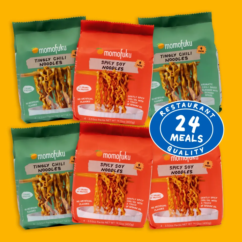 Momofuku Spice Lover's noodle pack piccanti assortiti