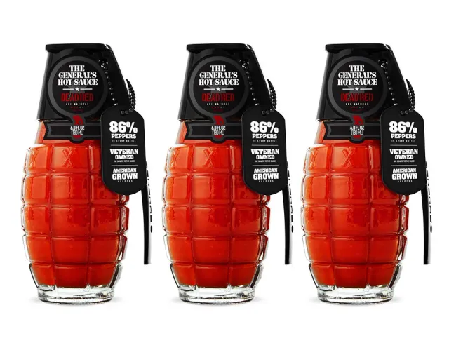 The General's Red Wave salsa piccante 3 bottiglie Dead Red